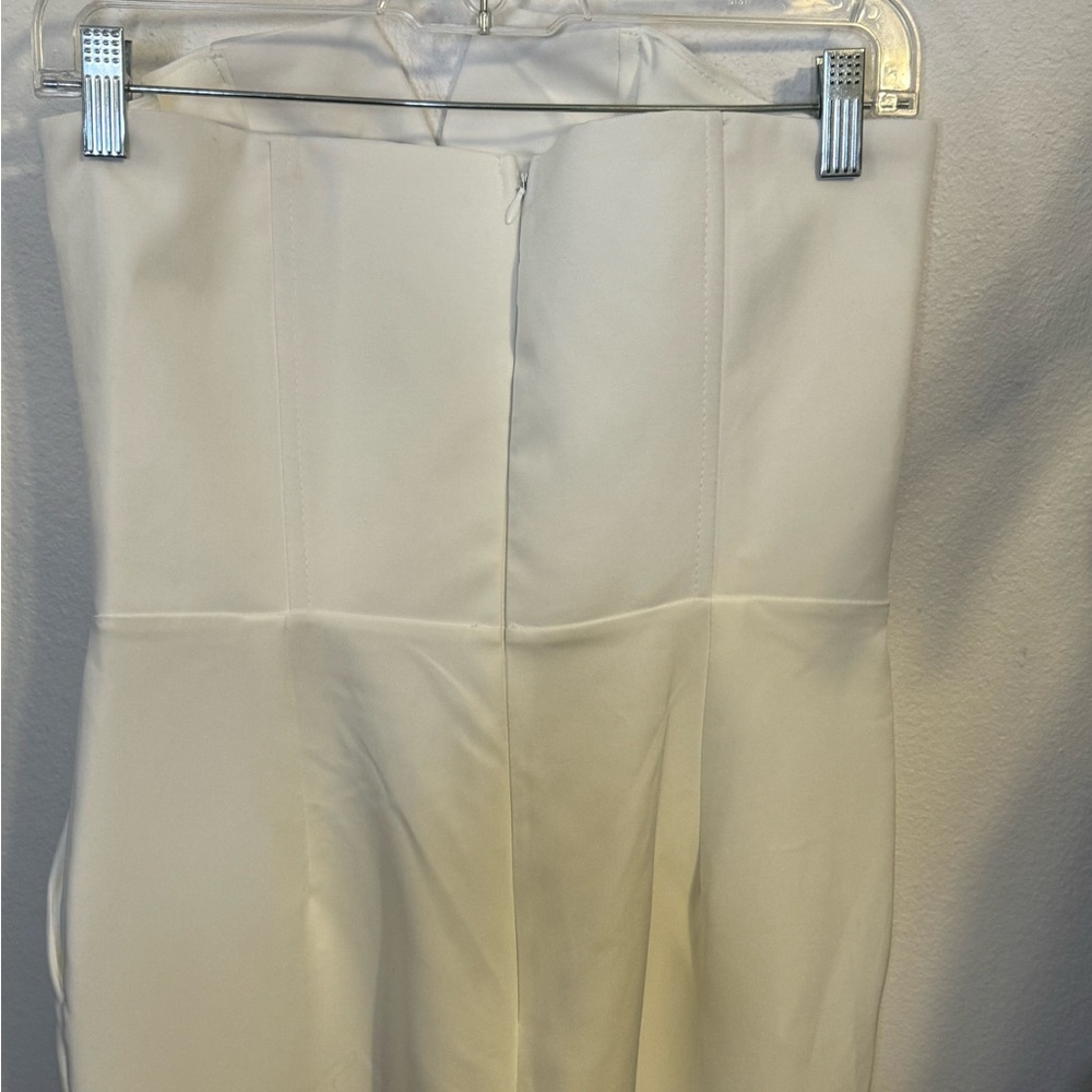 NWT Women’s Mora Fashion Formal White Jumpsuit size Large - Picture 7 of 14